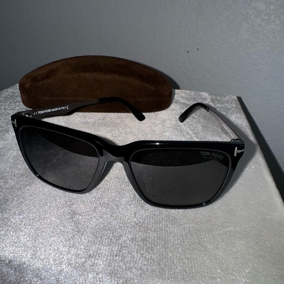 Tom Ford Dark Frame Sunglasses with Case